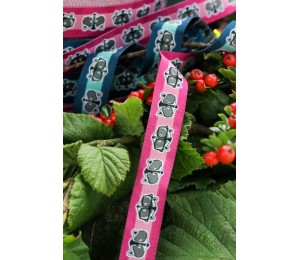 Webband Cooler Claus pink Farbenmix